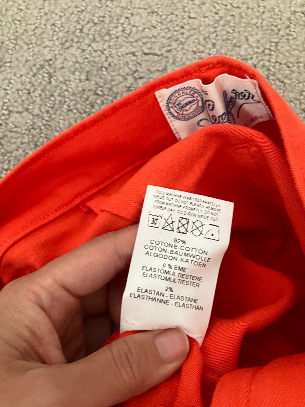 Seafarer Red Circe Jeans NWOT - Picture 4 of 5